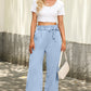 High Waist Pocketed Jeans